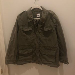Gap olive green utility jacket